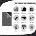 2 Pack 8'' x 12'' Glitter Black Acrylic Sheet, 3mm Thick Acrylic Plexiglass Boards for Laser Cutting and DIY Craft Projects