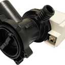 W10465252 Washer Drain Pump Assembly Fit for Whirlpool Maytag Washing Machine AP6021852 PS11755180 W10192988 WPW10465252, Compatible with MHWC7500YW0 WFC7500VW0 WFC7500VW1 WFC7500VW2 (Fits: MHW, WFC)