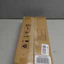 Homde Rolling Clothes Rack with Hooks: Standing Garment Storage for Indoor - Hanging Rod for Bedroom Laundry Room - Coat Dress Organizer on Wheels with luggage shelf (Black, 32")