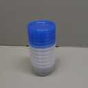 Freezer Storage Containers, [6 Pack-16 Oz] Airtight Plastic Food Storage Containers with Twist Top Lids, Soup, Meal Prep Containers | BPA Free | Stackable | Leakproof | Microwave/Dishwasher Safe