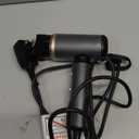 Travel Hair Dryer, Dual Voltage Mini Ionic Blow Dryer for Fast Drying, Compact Lightweight Hair Dryer with Magnetic Diffuser for Home & Travel, Portable Hairdryer International 110-240V (Black)