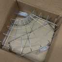 Corner Sink Organizer, Silver Stainless Steel Sponge Holder with Towel Bar, Self-Adhesive Kitchen Storage Rack