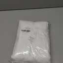 Striped Tufted Bed Skirt King Size, Ruffled Bed Skirts with Split Corners, King Size14 Inch Drop, Striped Boho King Size Bed Skirts White for Ruffled Bed Skirt, White