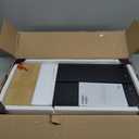 HOOBRO 55" Floating TV Stand with Power Outlets, Modern Wall Mounted Media Console Shelf with Doors, Entertainment Center for Under TV Storage, for Living Room, Bedroom, Black BK11UDS01