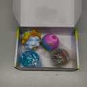 4 Pack Stress Balls, Vent Dinosaur Fidget Mesh Squishy Stress Relief Toys for Adults Anxiety Sensory Squeeze Pop Colorful Basket Stuffers Classroom Student Rewards Carnival Prizes Birthday Goody Bag