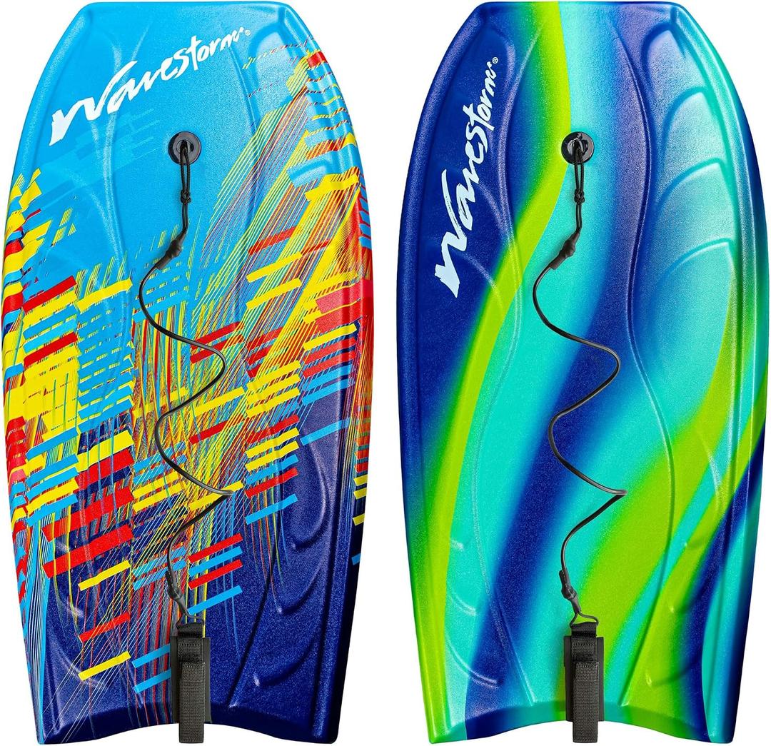 Wavestorm 40" Bodyboard 2-Pack , Blue red and Blue Yellow