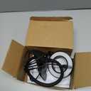 10X Magnifying Glass with Light, Clip on Mganifier with Light, 48 LED Desk Magnifying Glass wtih Clamp, 3 Modes Dimmable Magnifying LED Lamps for Bed Work Crafts DIY Repair (Black)