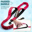 Hands Free Dog Leash with Waist Belt and Bungee for Walking