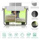 TOFUDEE Tofu Press for Vegan - Dishwasher Safe & BPA Free Tofu Presser that Swiftly Drains Water from Soft, Firm, Extra Firm & Organic Tofu Without Crack in just 15-20min - Enhanced Flavor & Texture