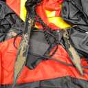 HOMCOM 6' W Halloween Inflatables Outdoor Decorations Grim Ghost Biker, Blow Up LED Yard Decor for Garden, Lawn, Party, Holiday, Waterproof