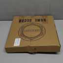 Black Charger Plates Set of 6, Decorative Table Plastic Chargers for Dinner Plates, Party, Wedding, Thanksgiving, Christmas, 22B