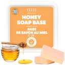 5Lb Honey Soap Base - Melt and Pour Soap Making Supplies - SLS/SLES Free, No Palm Oil, Natural with Organic Honey - Rich in Antioxidants, Hydrating, Perfect for Handmade Projects (80 Ounce (Pack of 1))