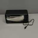 Elite Gourmet 2-Slice Toaster Oven Aluminum,Glass,Plastic Black