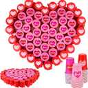 Valentines Games for Kids, 50 PACK Valentine's Punch Game DIY Gifts Party Favors Includes 50 Pcs 16oz Plastic Cups, 60 Sheets Tissues, 60 Stickers for School Activity Classroom Prizes Supplies