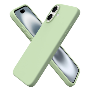 ORNARTO Compatible with iPhone 16 Plus Case 6.7, Slim Liquid Silicone 3 Layers Full Covered Soft Gel Rubber Phone Case Protective Cover 6.7 Inch, Cactus