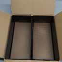 WUWEOT 2 Pack Magnetic Basket Fridge Side Organizers, Strong Magnetic Spice Rack, Metal Wire Mesh Shelf for Refrigerator, Kitchen Counter, Cabinet and Oven