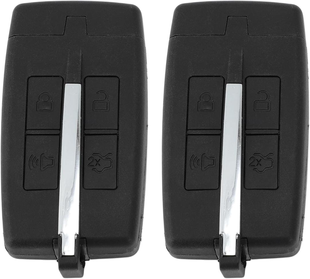 X AUTOHAUX M3N5WY8406 315MHz Replacement Keyless Entry Remote Smart Key Fob for Ford Taurus 09-12 164-R7032 164-R7034 ID46 Chip 4Buttons 2Pcs