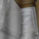 TOOLF 4-Tier Metal Rolling Cart with Wheels, Storage Utility Organizer Cart for Kitchen, Bathroom, Office, Baby Essentials & Makeup - Lockable Casters, Easy Assembly, Large Capacity, White