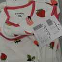 BubblePanda Rayon Made from Bamboo Sleep Sack 2t-3t 1.0 Tog Soft Toddler Sleeping Sack 24-36 Months for Babies 2-Way Zipper Baby Wearable Blanket (Strawberry)