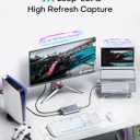XIIXMASK Video Capture Card, USB 3.0 Capture Card 4K HDMI Loop-Out, 4K 60FPS/1080P 240FPS Video Game Capture for Works for PS5/Camera/PC/Streaming