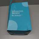 Weighted Lap Blanket 7 lbs for Adults, Luxury Soft Small Weighted Blanket, Compact Portable Weighted Lap Pad for Relaxation, Sleeping, Travel, All-Season Use, Light Grey, 40" x 52"