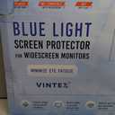 VINTEZ Blue Light Screen Protector for 23 Inch Computer Monitor and Laptop – Anti-UV Blue Light Blocking Film for Desktop PC, Eye Protection Filter, 20.6" x 12", 2 Pack