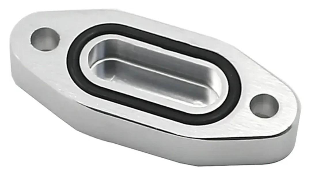 OIL PORT Cooler Block Off Plate for LS1 LS LSX series GM V8 engines Gasket Pan 551621