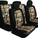 Pilot Automotive SC-5025E Black 10-Piece Camo Mesh Seat Cover
