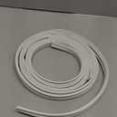 TMH Metal Door Weather Stripping - Magnetic Kerf Door Seal Kit, Full Set 36" x 84" - White Kerf Weather Stripping
