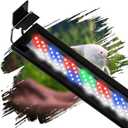 Led Aquarium Light, Full Spectrum Fish Tank Lights, 40 Gallon Freshwater Fishtank Hood Lighting for Grow Fish, Plants, Adjustable from 30 to 36 Inch