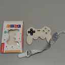 Cool Remote Game Control Teething Toy for Babies 0-6 6-12 Months,Game Controller Teether for Gamer Parents,Baby's First Valentines Day Gifts,Silicone Remote Chew ToysWhite