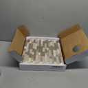 Nicesungdeco Peel and Stick 3D Natural Stone Mosaic Backsplash Tiles, 12" x 12" 5-Sheet Backsplash Self Adhesive Tiles for Kitchen Fireplace Vanity (Grey Gold)
