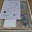 Masupu Nightstand with Charging Station,Modern Night Stand Boho Farmhouse Wood Bedside Table with Storage Drawer Side End Table for Bedroom,Living Room,Office,Walnut Brown with Outlet (Normal Size)