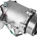 New AC Air Condition Compressor with Clutch for Honda CR-V CRV (EX/EX-L/LX Trims Only) 2.4L 2007-2014, for Acura RDX 2.3L 2007-2012, for Honda Civic Si 2.4L 2012-2015