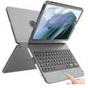 TQQ Touch for iPad (A16) 11th/10th Generation Case with Keyboard
360° Rotatable, Thin & Light, Multi-Touch Trackpad for iPad (A16) 11th Gen (11", 2025) & 10th Gen (10.9", 2022) (Gray)