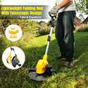 Cordless Lawn Mower Compatible with Dewalt 20v Battery, 3000W 3-in-1 Battery Powered Mower Brushless Grass Trimmer/Edger/Mini Mower/Brush Cutter for Small Yards, Push Mowers (Tool Only)