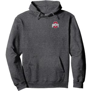 Ohio State Buckeyes Left Chest Icon Pullover Hoodie, Size Large