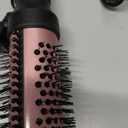 DAN Technology Thermal Brush,Non-Blowing Heated Round brush, Ceramic Curling Brush for Blowout Look,Dual Voltage travel curling brush, Dual PTC Fast Style thermal round brushs, 1.5 Inch(Black)