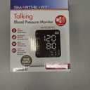 SmartHeart Blood Pressure Monitor | Wide-Range Upper Arm Cuff | Talking English Spanish Audible Instructions and Results | 199-Reading Memory