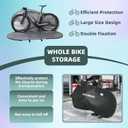ROCKBROS Bike Travel Bag for Transportation Travel Outdoor Indoor Bike Storage Bag Anti-dust Waterproof Bike Covers for 26 inch Mountain Bike Road Bike, Black