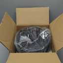 Bosceos 2-Light Flush Mount Ceiling Light Fixtures, 2-Pack Farmhouse Black Ceiling Lights, Industrial Metal Cage Light Fixtures with Adjustable Head for Bedroom Hallway Kitchen