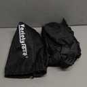 36" Round Fire Pit Cover  Heavy-Duty Waterproof Oxford, Buckle Straps, Air Vents & Drawstring  Windproof & UV-Resistant for Worry-Free Year-Round Protection on Patio Fire Pits & Tables (Black)