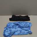 Century Star 2025 Two Piece Womens Tankini Swimsuits Modest Tankini Bathing Suit Tops with Shorts Tummy Control Swimwear (12-14, A Blue Waves)