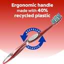 Colgate 360 Advanced Whitening Medium Toothbrush Pack, 4 Adult Medium Toothbrushes with Cheek and Tongue Cleaner, Helps Clean Your Teeth, Tongue, Cheeks, and Gums, 4 Pack