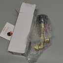 Propane Refill Adapter for 1 lb. Tanks, with Pressure Gauge & Valve, Heavy-Duty Brass 90 Elbow, QCC1/Type1 Connector, Safe Refilling from 20lb Cylinder for Camping