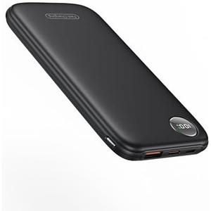 Powerbank Fast Charging Max 12V/4.5A, Ultra Slim Portable Charger USB C 10000mah, Travel Power Bank for iPhone 11 12 13 14 15 16 Samsung Google Android etc, DC Lightweight Battery Pack Phone Charger