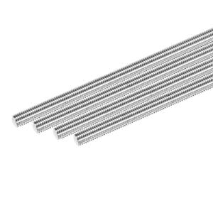 4-Pack Fully Threaded Rod, M8x190mm 304 Stainless Steel Right Hand Thread Bar Studs for Furniture Anchor Bolts/Clamps/U-Bolts, Metric Threaded Screw