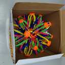 ArtCreativity Expandable Breathing Ball - Hoberman Sphere - Expanding Collapsible Ball from 6"-12" - Stress Reliever Fidget Toy for Yoga, Anxiety, Relaxation, Autistic Children - Party Favor