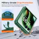 LEKEVO Magnetic for Motorola Razr Ultra 2025 Case, Compatible with Magsafe, Translucent Matte, TPU Bumper Protective Slim Soft Case for Moto Razr Ultra 2025, Green
