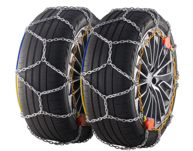 SVOPES Auto Tightening Snow Chains 2 -Pack Tire chains